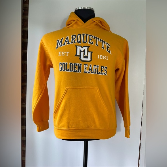 NCAA Marquette University Golden Eagles Pullover Hoodie Size Small - Picture 1 of 6
